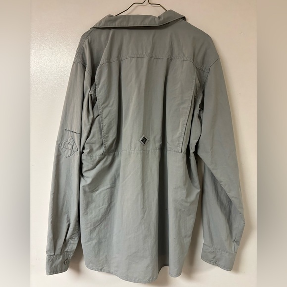 Colombia gray breathable fisherman long sleeve large - Picture 2 of 9